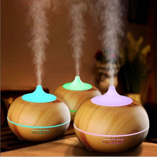 Mistyrious Essential Oil Humidifier Natural Oak Design With Easy Axcestories
