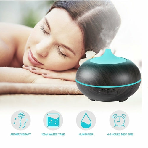 Mistyrious Essential Oil Humidifier Natural Oak Design With Easy Axcestories