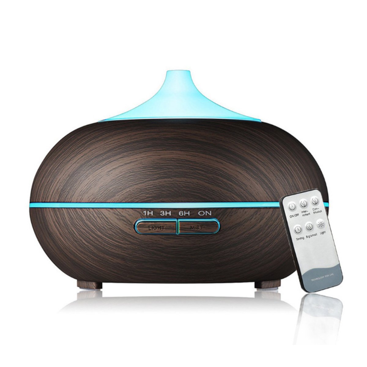 Mistyrious Essential Oil Humidifier Natural Oak Design With Easy Axcestories