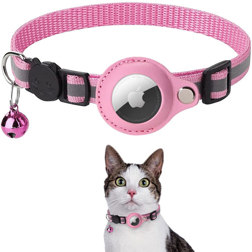 Reflective Airtag Case Collar for Cats and Dogs Axcestories