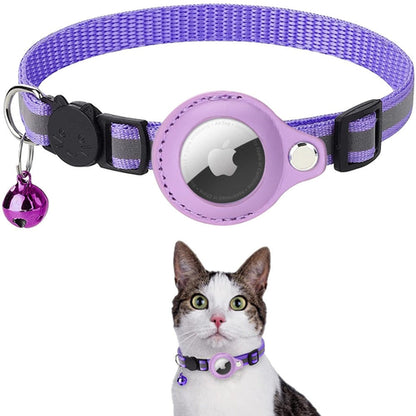 Reflective Airtag Case Collar for Cats and Dogs Axcestories