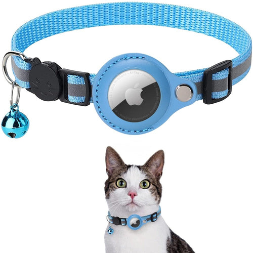 Reflective Airtag Case Collar for Cats and Dogs Axcestories