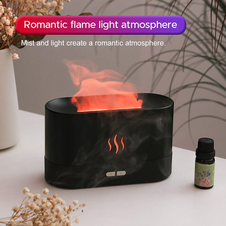 Colorful Flame Air Humidifier USB Aroma Diffuser Axcestories