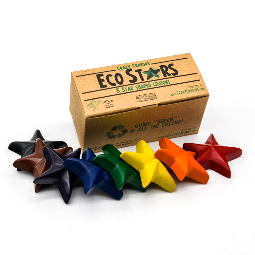 Eco Stars Crayon - Box of 8 Axcestories