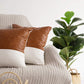 Vegan Leather Pillow Cover Axcestories