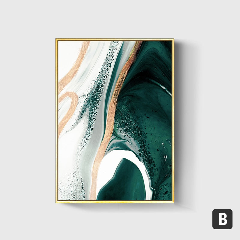 Modern Abstract Prints Wall Poster Axcestories