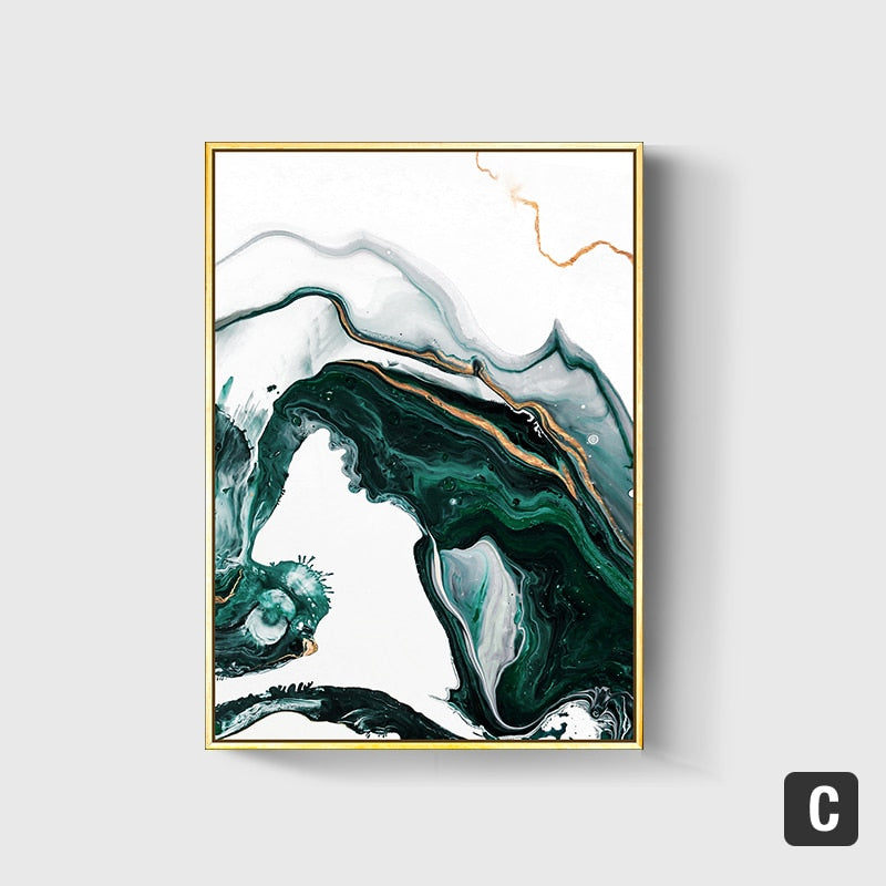 Modern Abstract Prints Wall Poster Axcestories