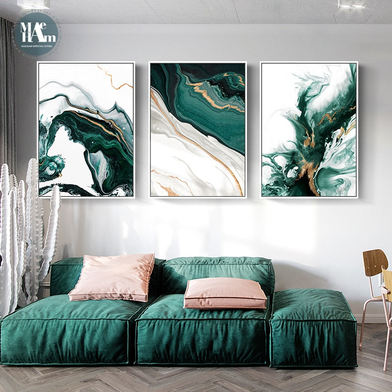 Modern Abstract Prints Wall Poster Axcestories