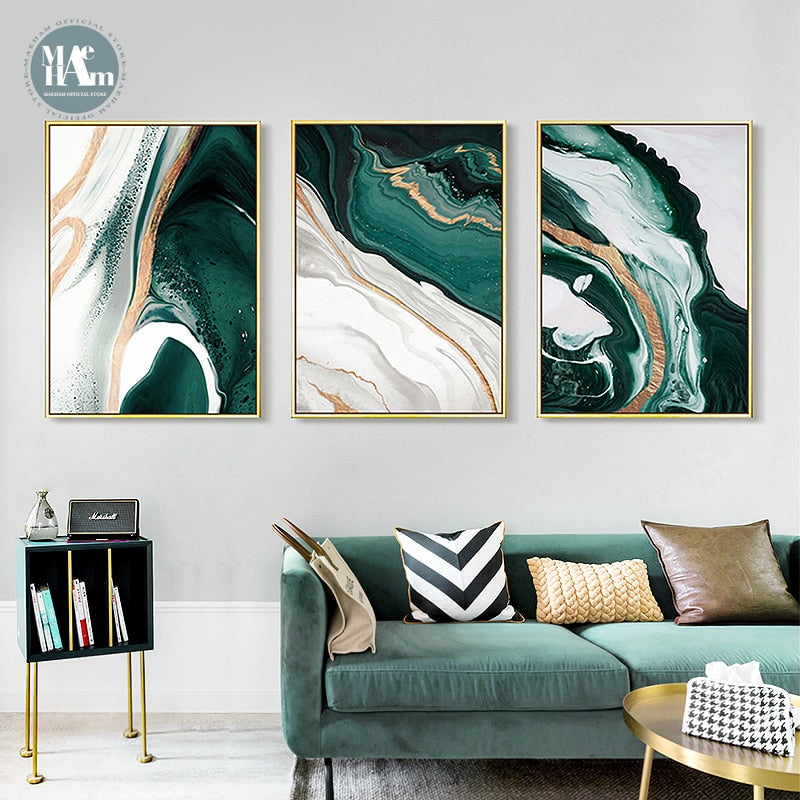 Modern Abstract Prints Wall Poster Axcestories