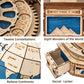 3D Globe Wooden Puzzle Axcestories